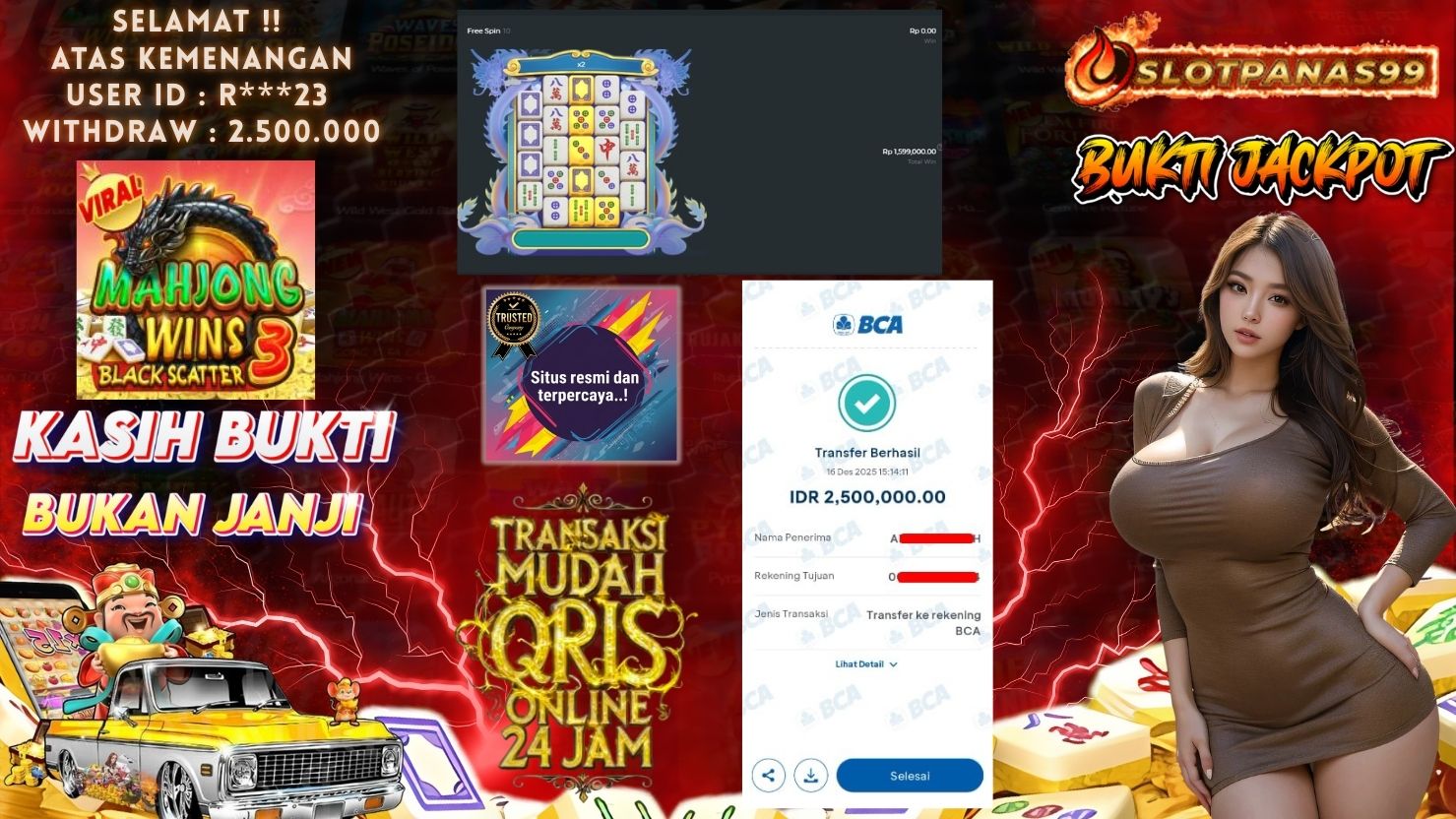 SLOTPANAS99 JACKPOT SLOT MAHJONG WINS 3 - BLACK SCATTER